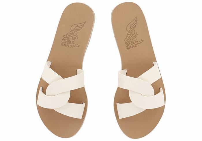 Sandale Slide Ancient Greek Sandals Desmos Dama Albi | PBQ5117FN