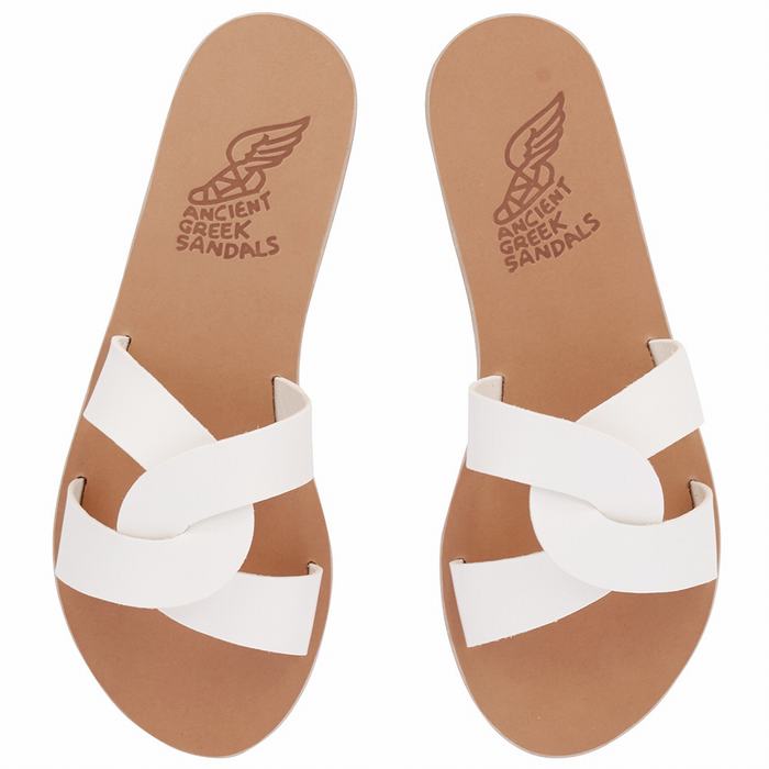 Sandale Slide Ancient Greek Sandals Desmos Dama Albi | VEF7986UU