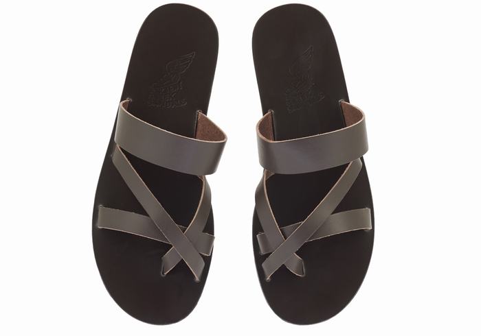 Sandale Slide Ancient Greek Sandals Jason Barbati Ciocolata | NAU6466DT