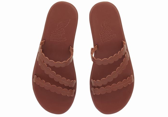 Sandale Slide Ancient Greek Sandals Oceanis Dama Cafe | KFR3114AU