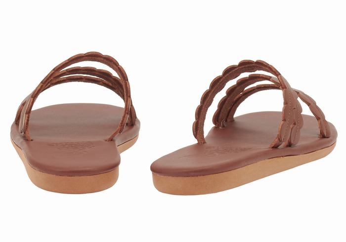 Sandale Slide Ancient Greek Sandals Oceanis Dama Cafe | KFR3114AU