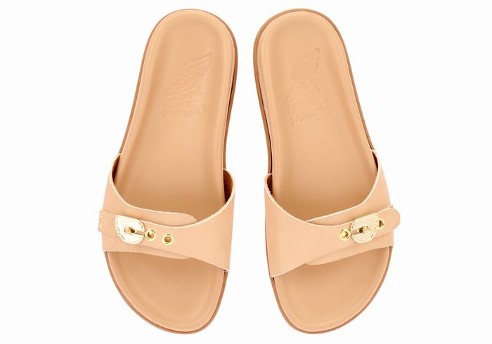 Sandale Slide Ancient Greek Sandals Odi Dama Bej | EDT132HS