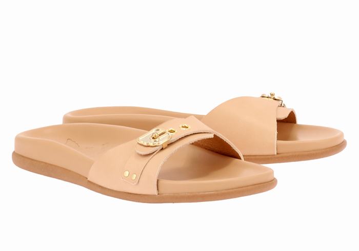 Sandale Slide Ancient Greek Sandals Odi Dama Bej | EDT132HS