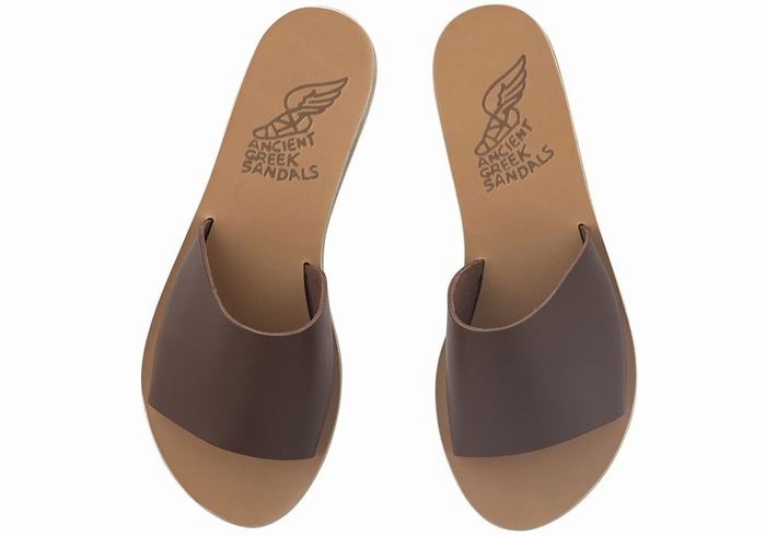 Sandale Slide Ancient Greek Sandals Taygete Dama Cafe | ICL6668AT