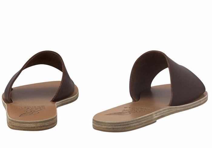 Sandale Slide Ancient Greek Sandals Taygete Dama Cafe | ICL6668AT