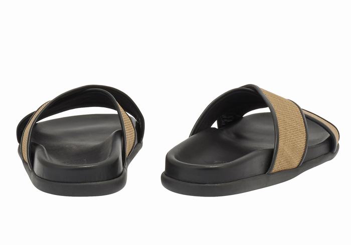 Sandale Slide Ancient Greek Sandals Thais Footbed Dama Maro Negrii | QIL7038XG