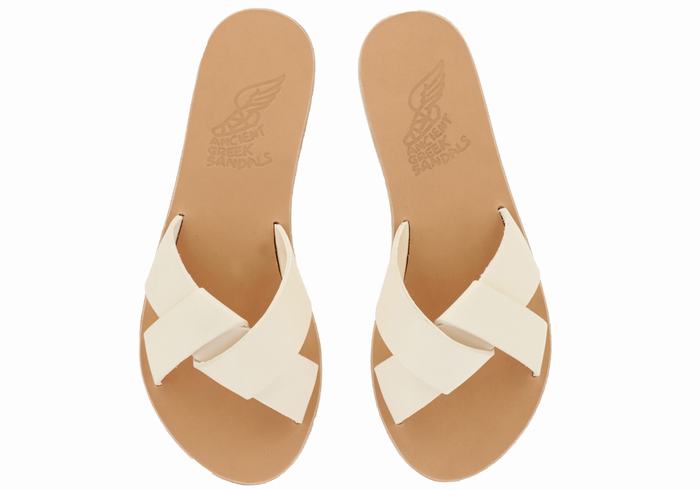 Sandale Slide Ancient Greek Sandals Whitney Dama Albi | RSK4046ZC