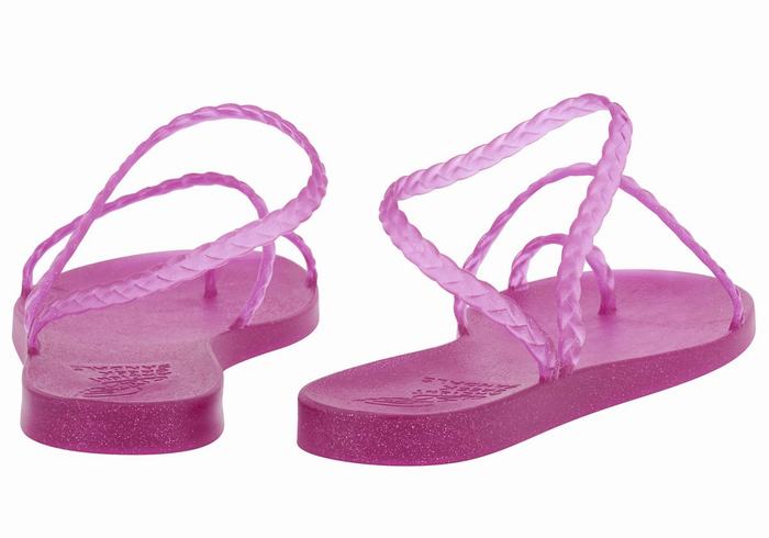 Sandale Împletite Ancient Greek Sandals Eleftheria Dama Violet | JED9252VF