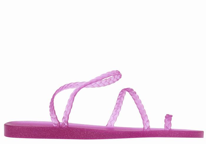 Sandale Împletite Ancient Greek Sandals Eleftheria Dama Violet | JED9252VF